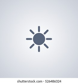 Helligkeitssymbol, Sonnensymbol