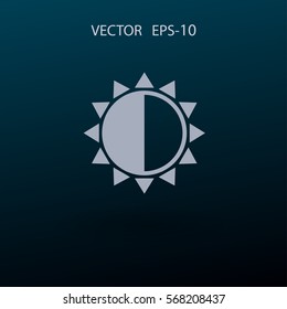 Brightness icon. vector illustration