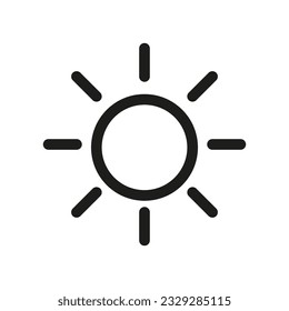 Brightness Icon. Vector illustration. EPS 10.