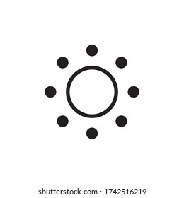 Brightness Icon Vector Illustration Style