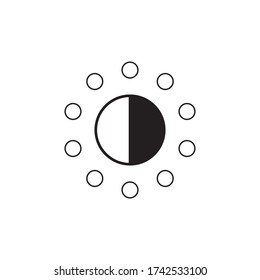 Brightness Icon Vector Illustration Style