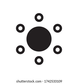 Brightness Icon Vector Illustration Style