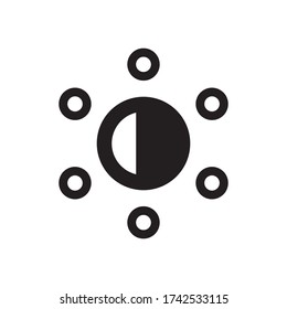 Brightness Icon Vector Illustration Style