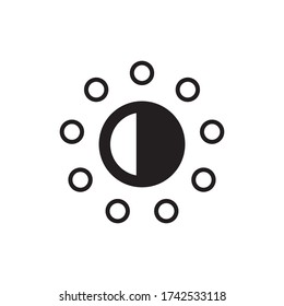 Brightness Icon Vector Illustration Style