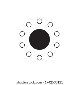 Brightness Icon Vector Illustration Style