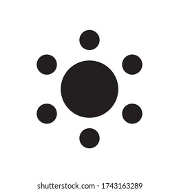 Brightness Icon Vector Illustration Style