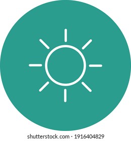 Helligkeitssymbol, Vektorbild. Kann für Telefon und Tablet verwendet werden. Geeignet für mobile Apps, Web-Apps und Printmedien.