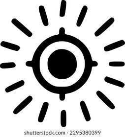 brightness icon vector symbol design illustration