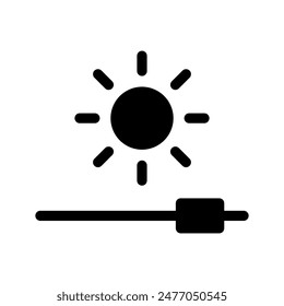 Brightness Icon Vector Symbol Design Illustration