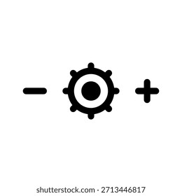 Brightness Icon Vector Symbol Design Illustration