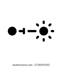 Brightness Icon Vector Symbol Design Illustration