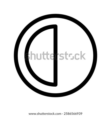 Brightness Icon Vector Symbol Design Illustration