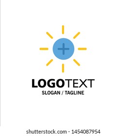 Brightness, Interface, Ui, User Business Logo Template. Flat Color