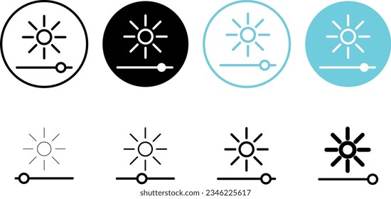 Brightness level icon, bright slider icon - light control icons
vector, contrast, brightness, setting, icon, line, button, interface, control,