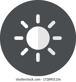 Brightness / Light Rounded Vector Icon