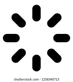 Brightness line icon