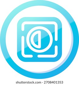 Brightness Line vector Icon Design