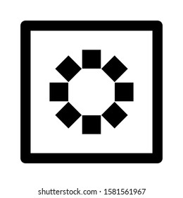 brightness low icon isolated sign symbol vector illustration - high quality black style vector icons
