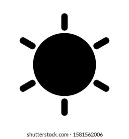 brightness low icon isolated sign symbol vector illustration - high quality black style vector icons
