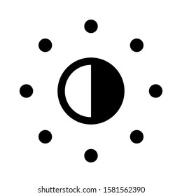 brightness low icon isolated sign symbol vector illustration - high quality black style vector icons
