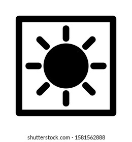 brightness low icon isolated sign symbol vector illustration - high quality black style vector icons
