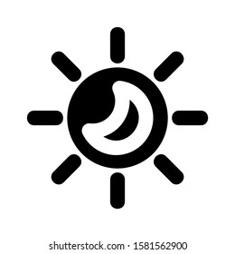 brightness low icon isolated sign symbol vector illustration - high quality black style vector icons

