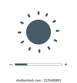 Brillo Imagen vectorial de icono bajo. También se puede usar para UX de interfaz de usuario móvil y animaciones. Adecuado para aplicaciones móviles, aplicaciones web y medios impresos.