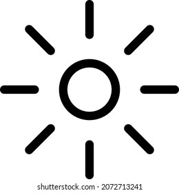  Diseño de icono de contorno de brillo
