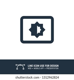 brightness settings icon