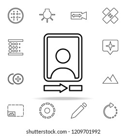Brightness sign icon. Image icons universal set for web and mobile