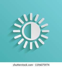 Brightness symbol icon