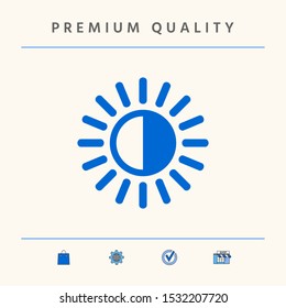 Brightness symbol icon. Graphic elements for your design