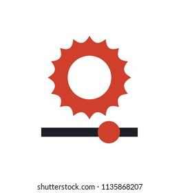 brightness vector icon