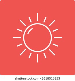 Icono de Vector de brillo. Se puede utilizar para aplicaciones de impresión, móviles y de Web.