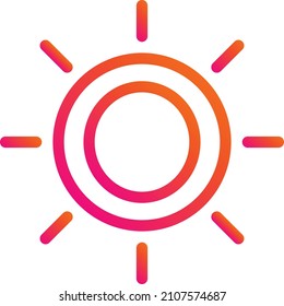 Brightness Vector Icon Design Illustration