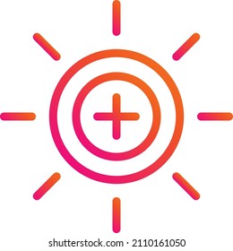 Brightness Vector Icon Design Illustration