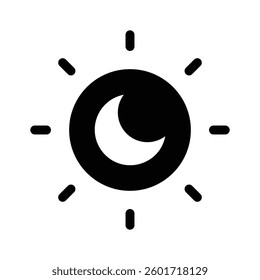 Brightness vector icon design in trendy style