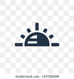 Brightness vector icon isolated on transparent background, Brightness transparency concept can be used web and mobile