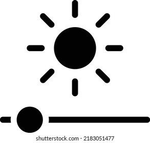 Brightness Vector illustration on a transparent background.Premium quality symbols.Glyphs vector icon for concept and graphic design.