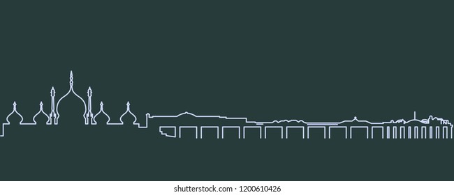 Brighton Single Line Skyline