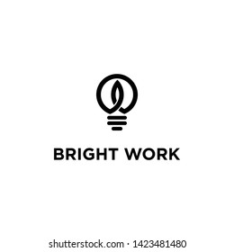 BRIGHTWORK, BLACK AND WHITE LOGO