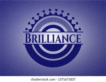Brilliance with denim texture