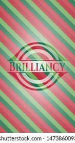 Brilliancy christmas badge background. Vector Illustration. Detailed.