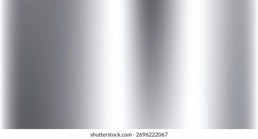 Fundo brilhante com gradiente de prata e efeito de textura metálica. Ilustração com líquido prata brilhante e escuro.