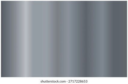 Brillanter Hintergrund mit silbernem Farbverlauf und metallischem Textureffekt. Weißes, silbernes Hintergrund-Textur-Vektorsymbol nahtloses Muster. Glatt silberner Farbverlauf-Wellenhintergrund. 