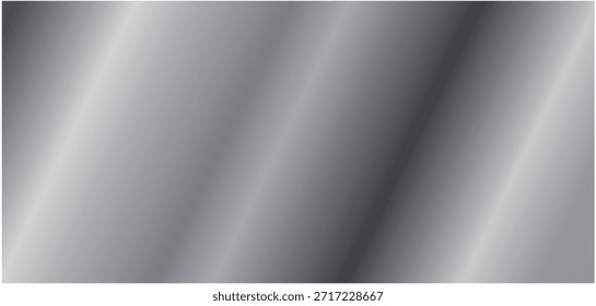 Brillanter Hintergrund mit silbernem Farbverlauf und metallischem Textureffekt. dunkelgraue metallische Textur, diagonale Linien, moderner technischer Hintergrund. . Steel Metal Hintergrundvorlagen. 