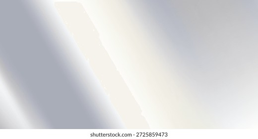 Brillanter Hintergrund mit silbernem Farbverlauf und metallischem Textureffekt. Vektorgrafik mit hellen Flecken aus poliertem Metall