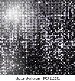 brilliant background of sparkling black sequins