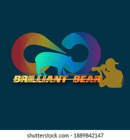 a brilliant bear that captivates photographers and shoots them
