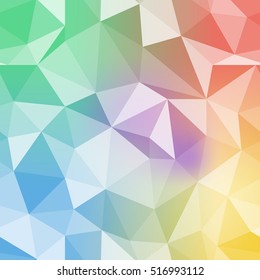 Brilliant beautiful blue pattern. Abstract diamond triangle vector background. 